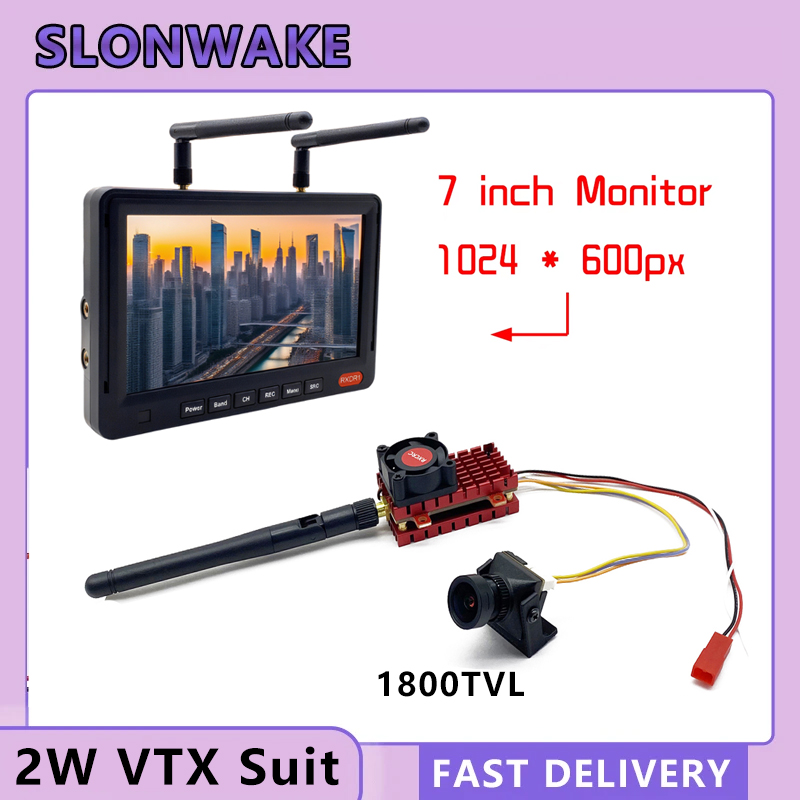 SLONWAKE 5.8G 2W VTX FPV 1800T - Drone Cinematic review and price
