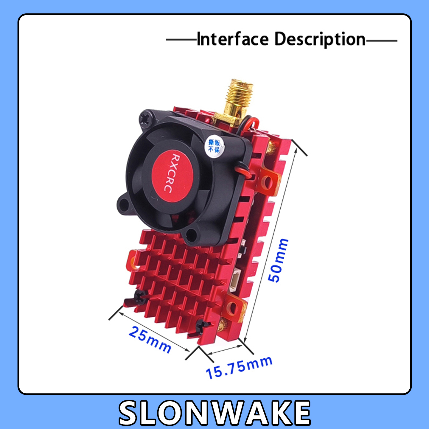 SLONWAKE 5.8G 2W VTX FPV 1800T - Drone Cinematic review and price