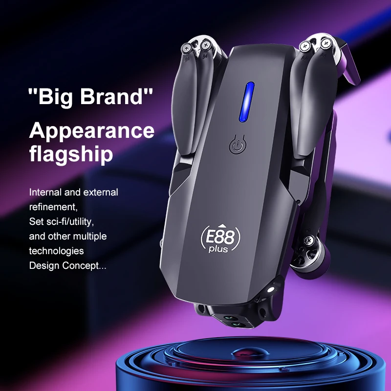 New E88 Plus Quadcopter Drone: - Drone Lidar review and price