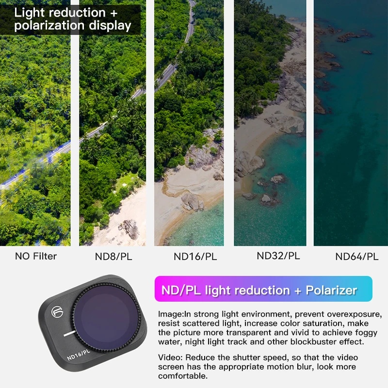RCSTQ For DJI Mini 3 Pro Filte - Drone Cinematic review and price