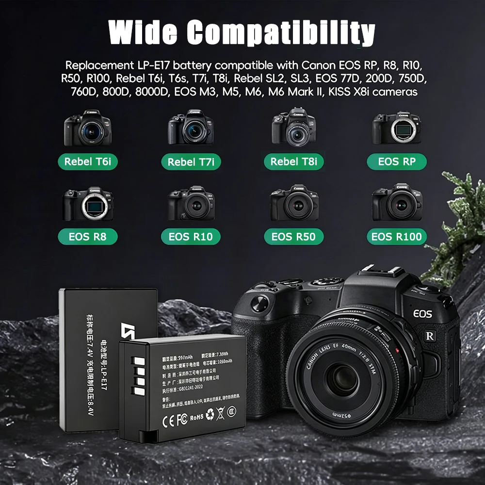 LP-E17 Battery for Canon Camer - Canon Camera Eos R50 review and price