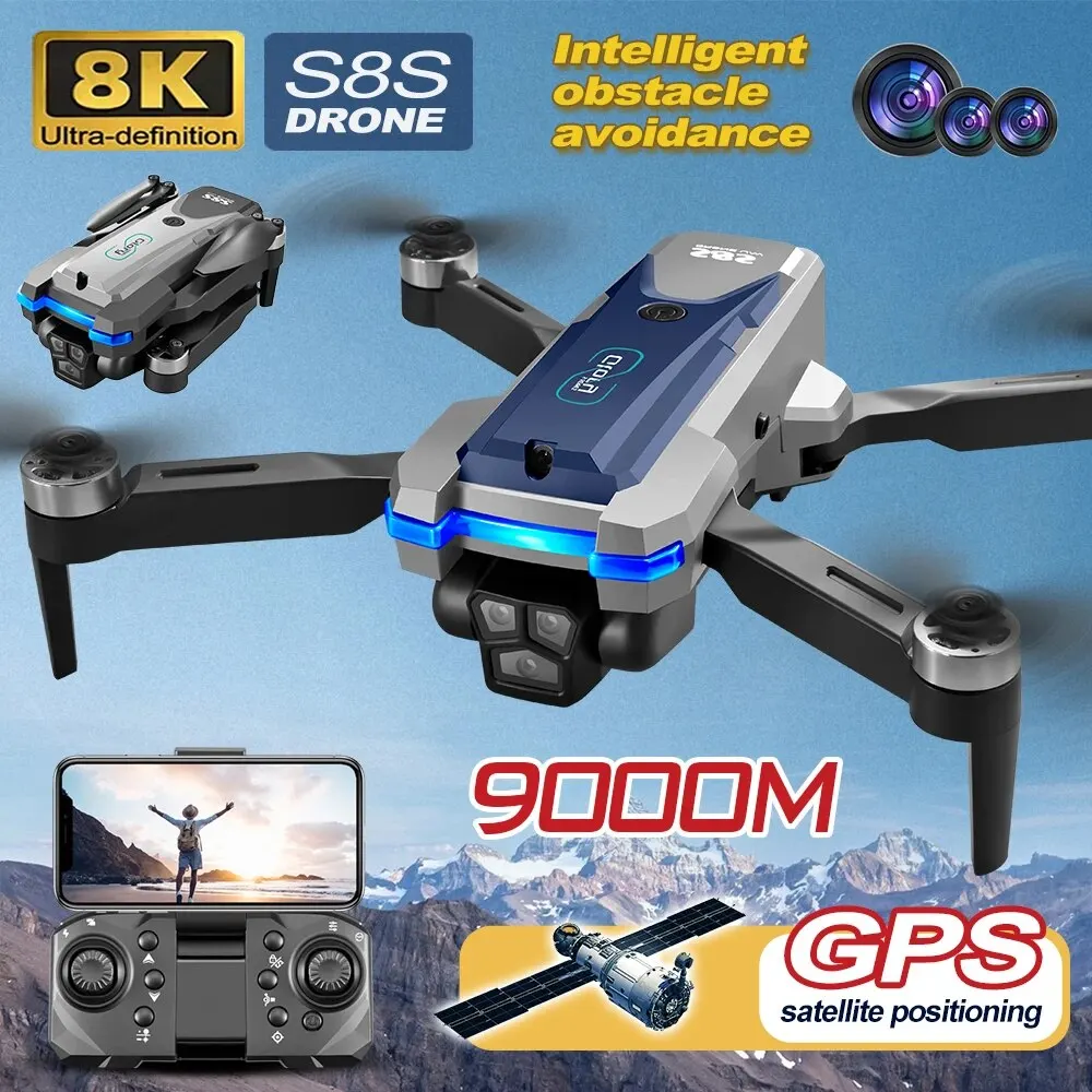 S8S GPS Drone 5G Wifi 8K HD Du - Drone Lidar review and price